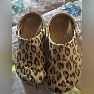 Leopard Print women’s crocs